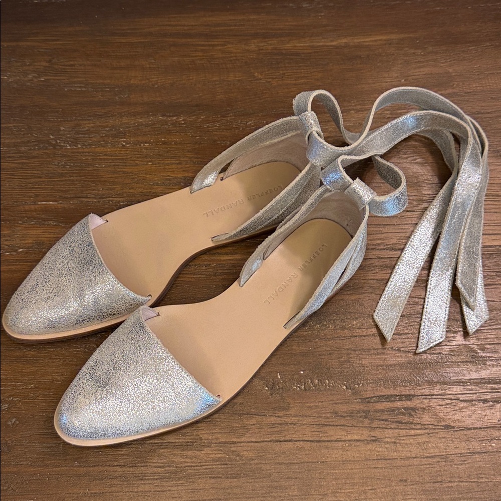 LOEFFLER RANDALL Dina D’Orsay Ankle Tie Sandal